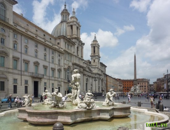 Площадь Рима Пьяза Навона - Италия