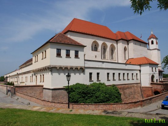 Замок Шпильберг в городе Брно, Чехия