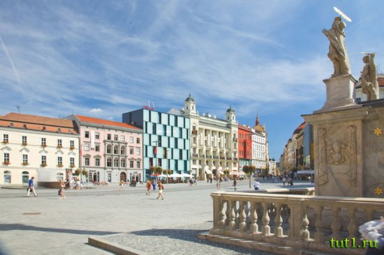 Площадь саободы в городе Брно, Чехия