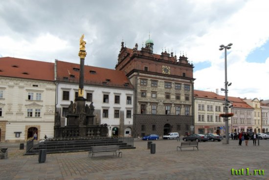 Площадь Республики - город Пльзень