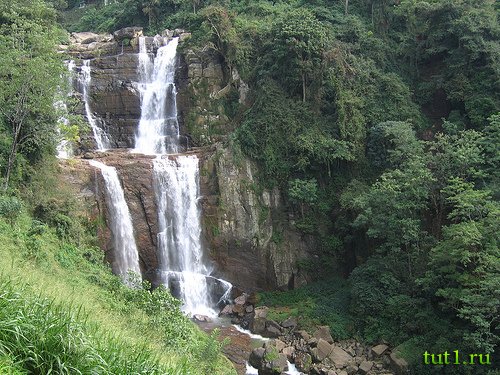 Водопад Фата невесты - Шри-Ланка
