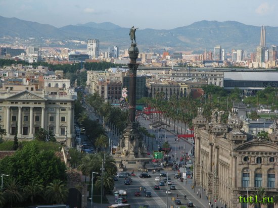 Барселона - памятник Колумбу
