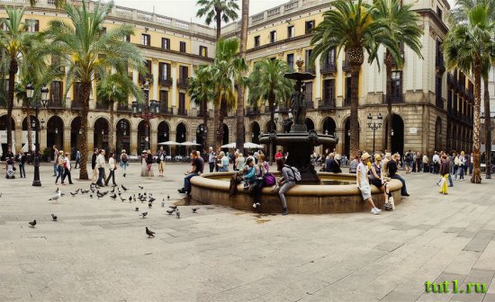Plaza Real Королевская площадь - Барселона