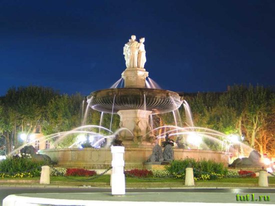 Фонтаны города Экс-ан-Прованс