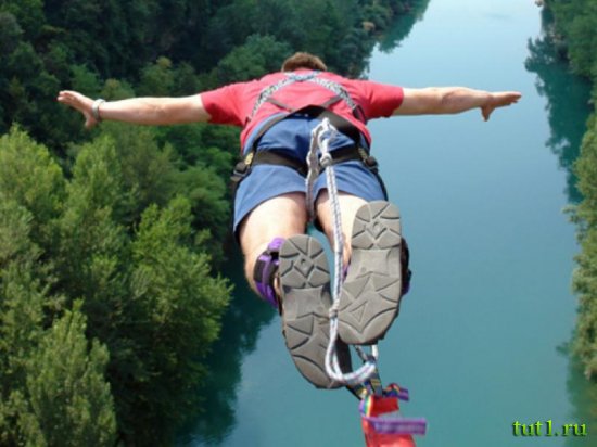 Город Квинстаун - банджи-джампинг