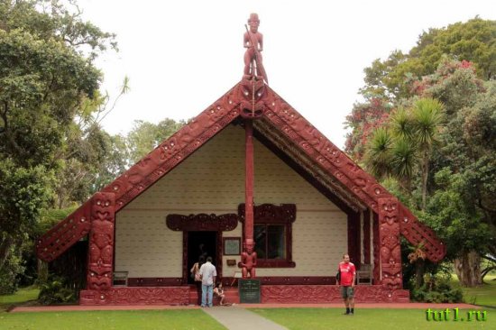 Новая Зеландия - музей маори в городе Вайтанги