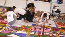 Италия, Спелло - цветочный ковер