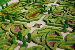 Сады замка Вилландри