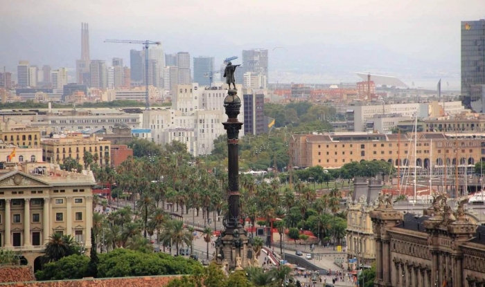 Барселона - памятник Колумбу